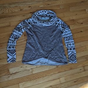 Maurices tulip hem cowl neck sweater